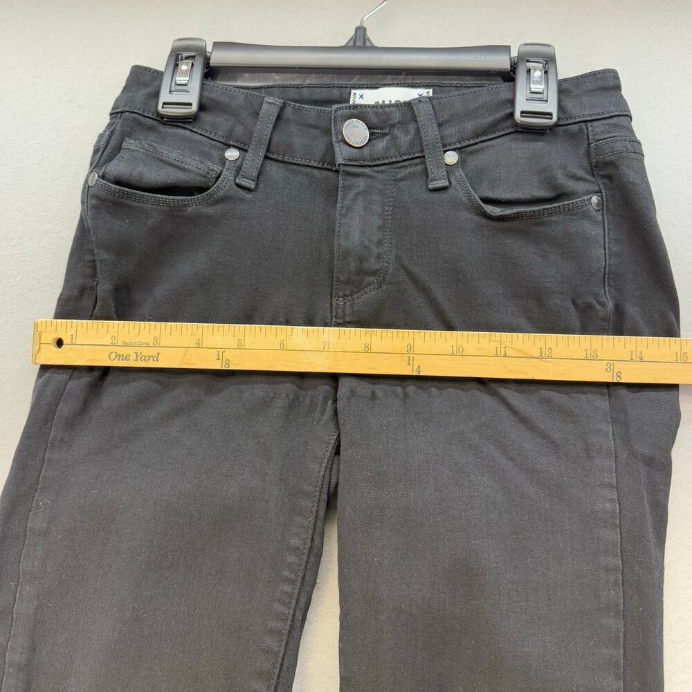 Paige Jeans Women's 24 (0) Black Verdugo Ultra Skinny Preppy Normcore Skater - Picture 13 of 16